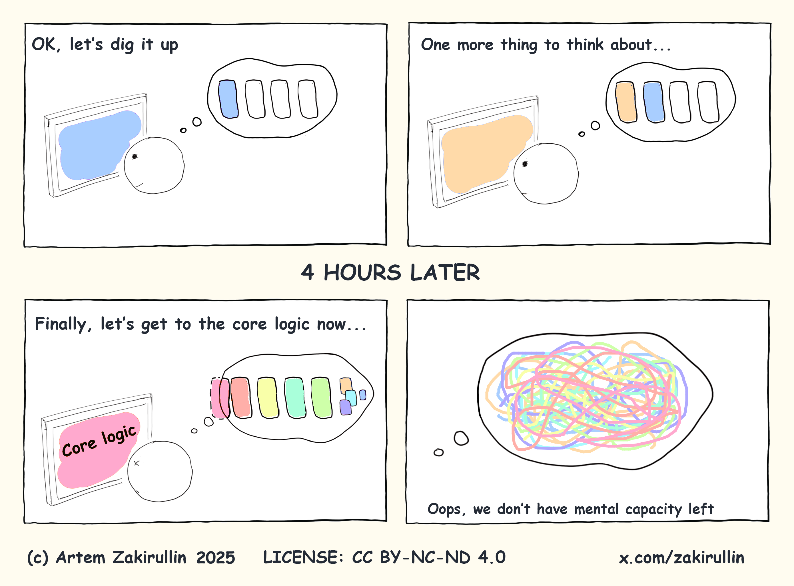 인지 부하를 줄이자